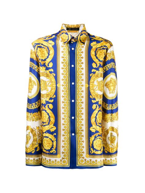 camicia simil versace barocco|Camicia Barocco .